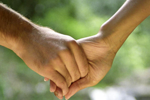 Image of holding hands for Events Page