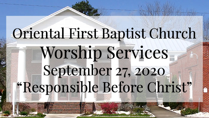 OFBC Worship Service for September 27 2020