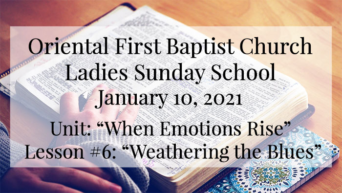 OFBC Ladies Sunday School for January 10 2021