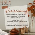 OFBC Homecoming Announcement - October 23, 2022