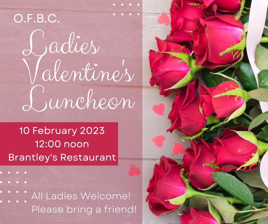 OFBC Ladies Valentine's Luncheon Announcement