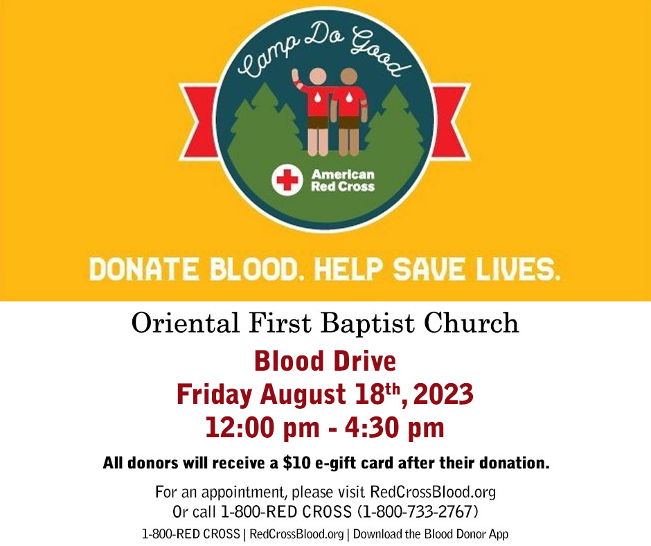 Blood Drive at O.F.B.C.