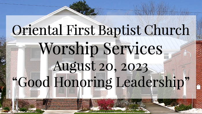 OFBC Worship Service for August 20 2023